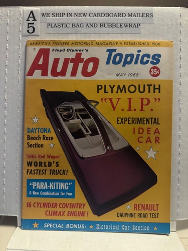 Vintage auto topics - vintage, magazine