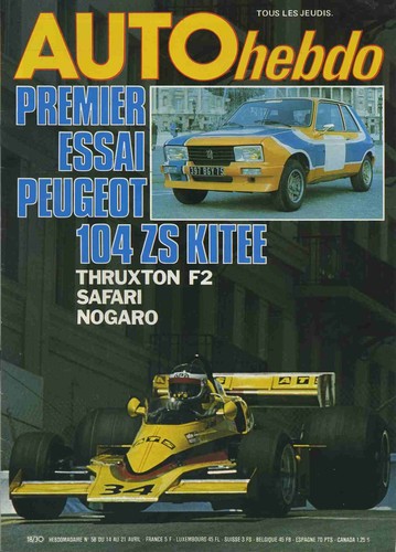 Auto hebdo 04 - hebdo, 14/04/1977
