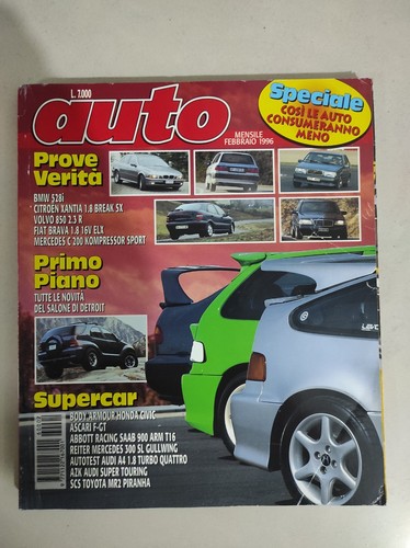Rivista auto febbraio 1996 - rivista,