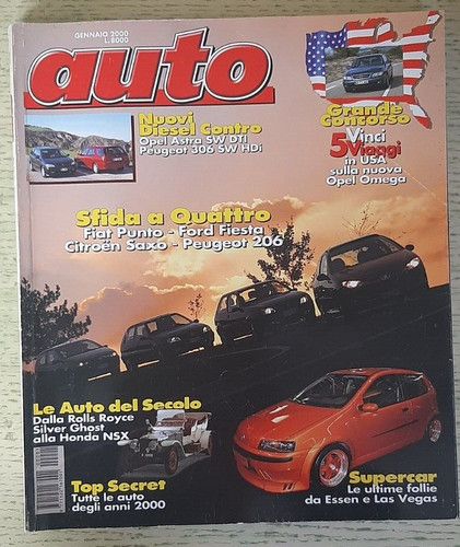 Rivista auto annata 2000 - rivista,