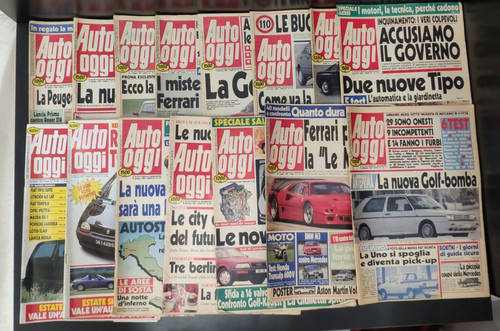 Lotto riviste auto - lotto, oggi