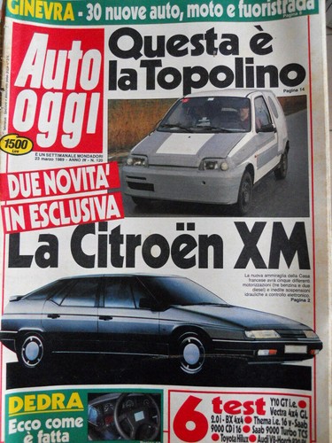 Auto oggi 120 1989 - 1989, con