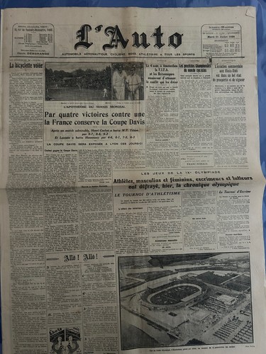 Journal auto 31 juillet - journal, l'auto