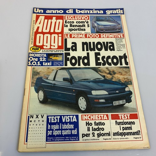 Rivista auto oggi settimanale - rivista,