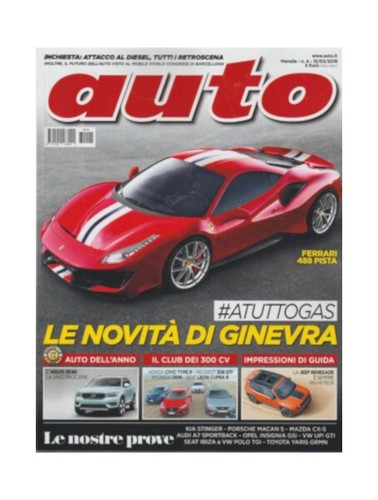 Auto rivista mensile - auto, numero