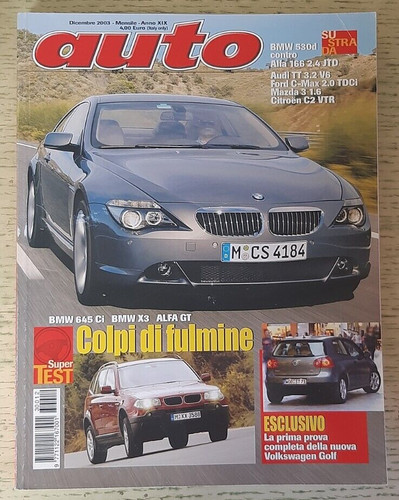 Rivista auto annata 2003 10 - rivista, 2003.