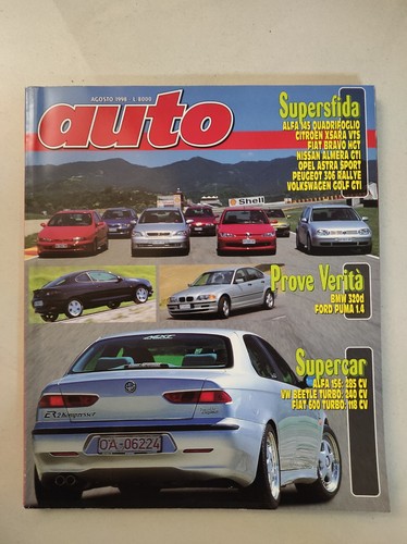 Rivista auto agosto - auto, conti