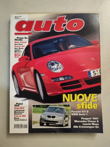 Rivista auto agosto - auto, conti