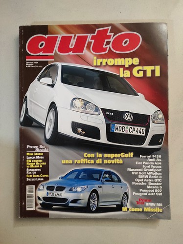 Rivista auto ottobre - auto, 2004
