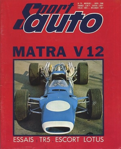 Sport auto 1968 - n°75, 04/1968