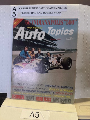 Vintage auto topics magazine - auto,