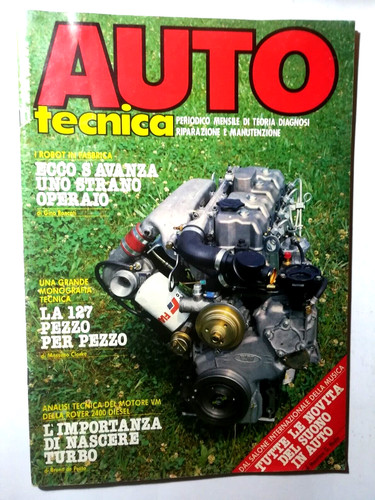 Auto tecnica anno - tecnica, 1°