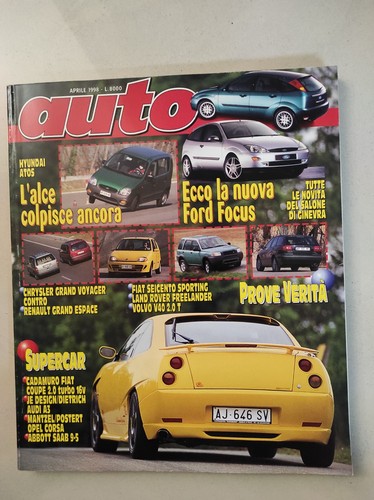 Rivista auto aprile 1998 - rivista, conti