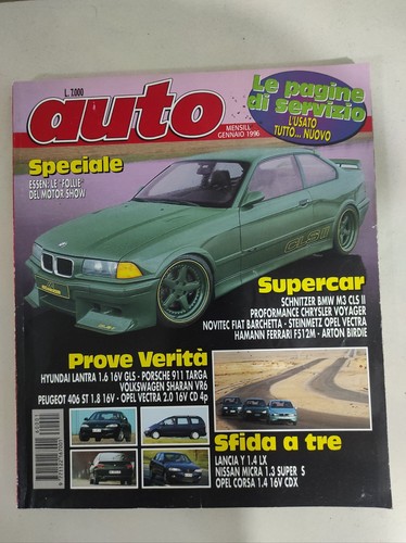 Rivista auto gennaio 1996 - rivista,