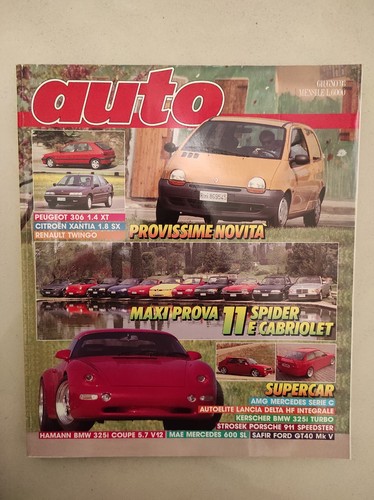 Rivista auto giugno 1993 - rivista,