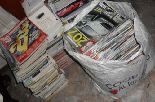 Stock collezione riviste auto - stock,