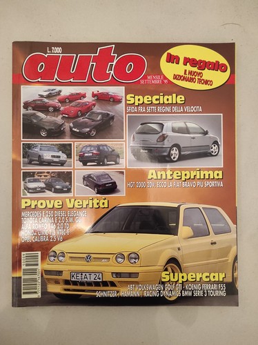 Rivista auto settembre - rivista, 1995