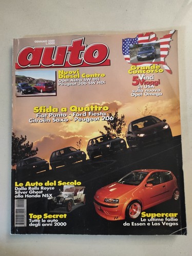 Rivista auto gennaio 2000 - rivista,