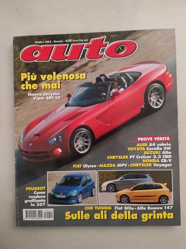 Rivista auto ottobre 2002 - rivista,
