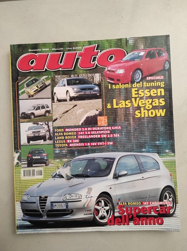 Rivista auto gennaio 2001 - gennaio,