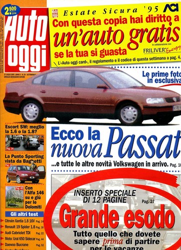 Auto oggi anno - #, 27