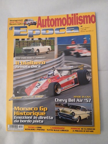 Automobilismo epoca luglio - automobilismo, d'epoca