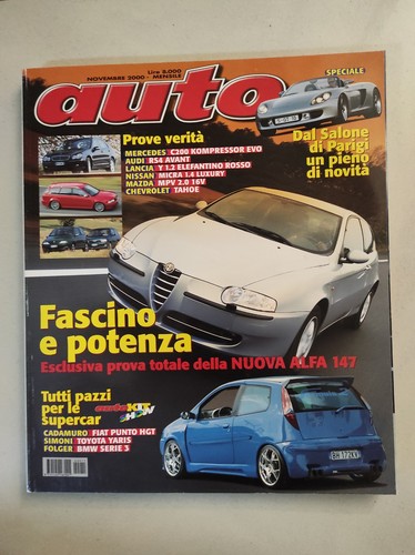 Rivista auto novembre - novembre, 2000
