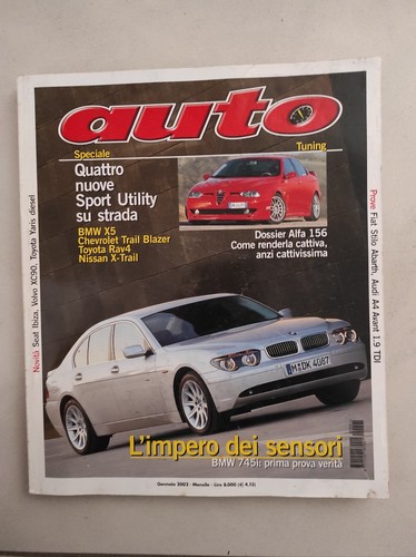Rivista auto gennaio - rivista, 2002