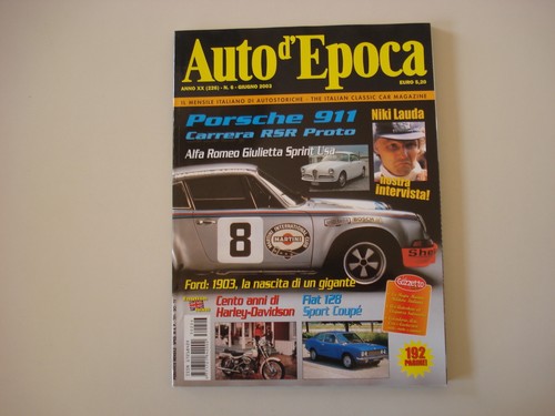 Auto epoca 2003 fiat - auto, 6/2003
