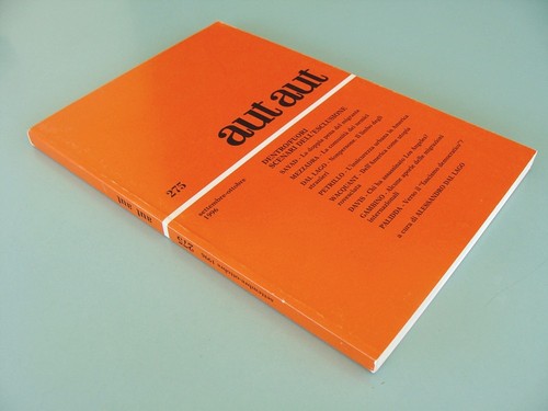 203 aut - aut., rivista