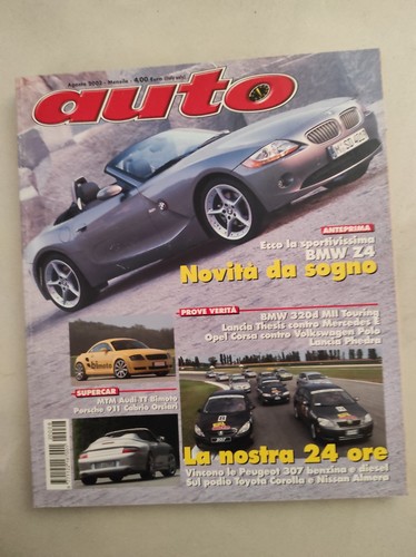Rivista auto agosto 2002 - auto, conti
