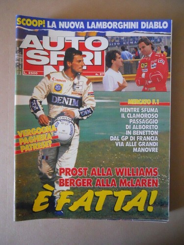 Autosprint annata 1989 auto - autosprint,