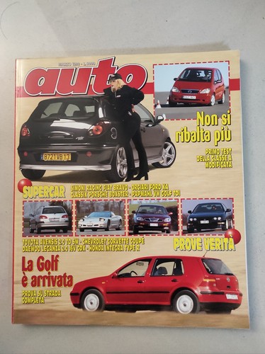Rivista auto marzo - 1998, conti
