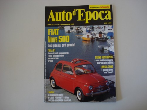 Auto epoca 1995 - d'epoca, fiat
