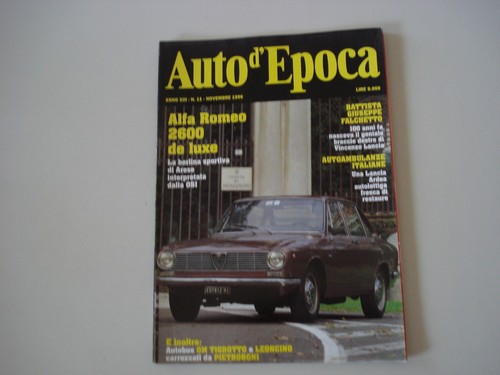 Auto epoca 1996 - 11/1996, alfa