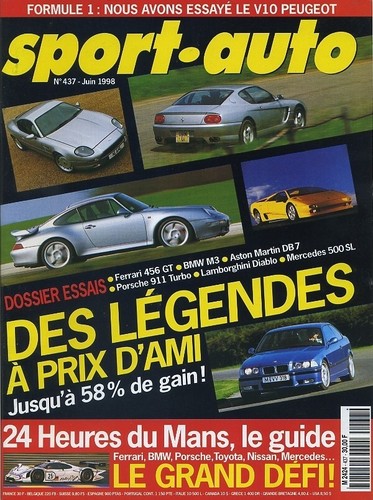 Sport auto 437 1998 - n°437, 06/1998