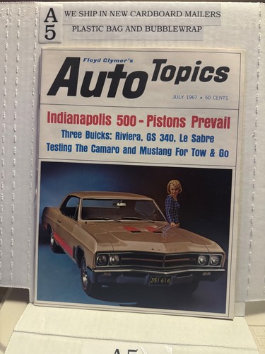 Vintage auto topics magazine - auto,