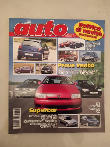 Rivista auto ottobre 1995 - rivista,