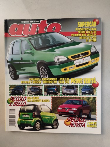 Rivista auto novembre 1997 - rivista,