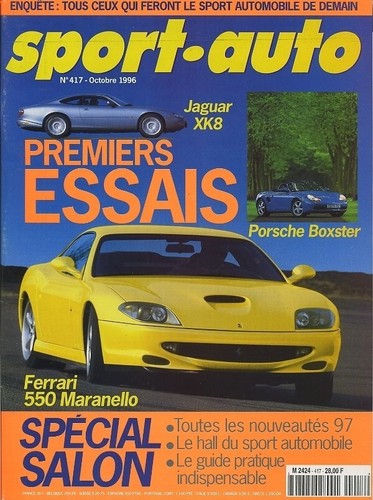 Sport auto 417 - n°417, 10/96