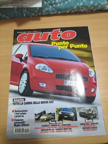 Rivista auto settembre 2005 - rivista,